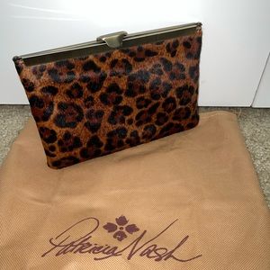Patricia Nash Leopard Asher Clutch